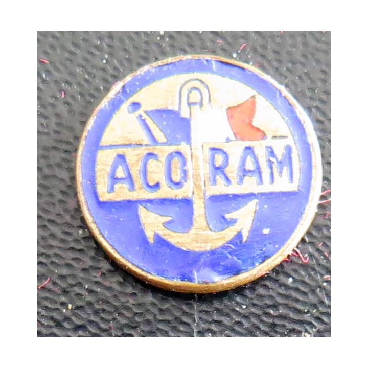 ACORAM :  boutonnière de l'association centrale des officiers de réserve de la Marine nationale