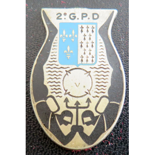2° GPD : insigne du Groupe de plongeurs démineurs Drago Paris