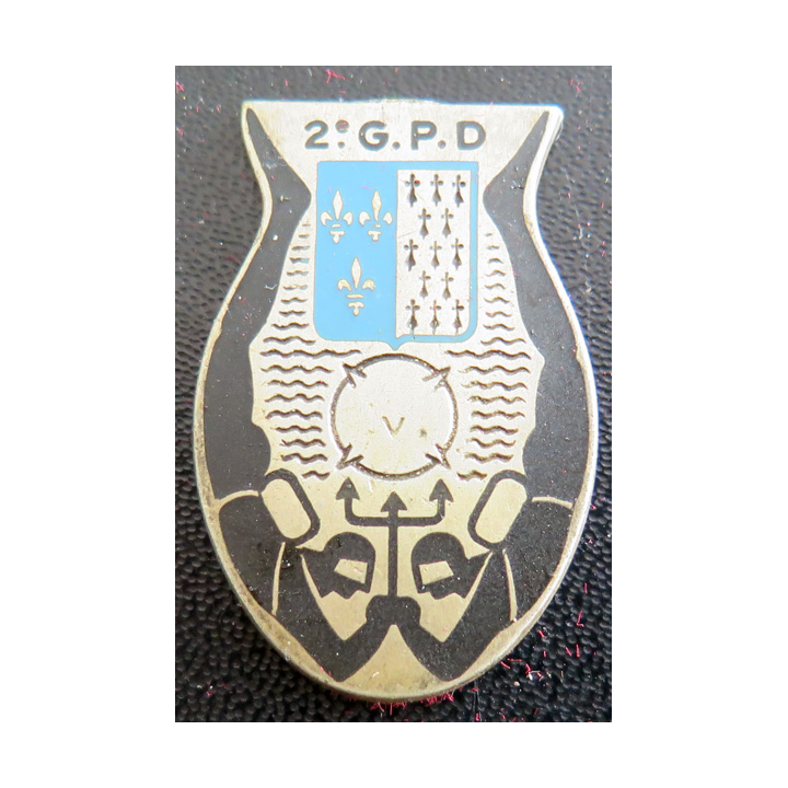 2° GPD : insigne du Groupe de plongeurs démineurs Drago Paris