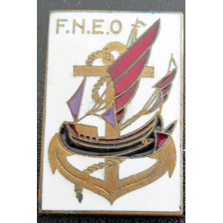 FNEO : insigne des Forces navales d'Extrême-Orient (ABP) en émail
