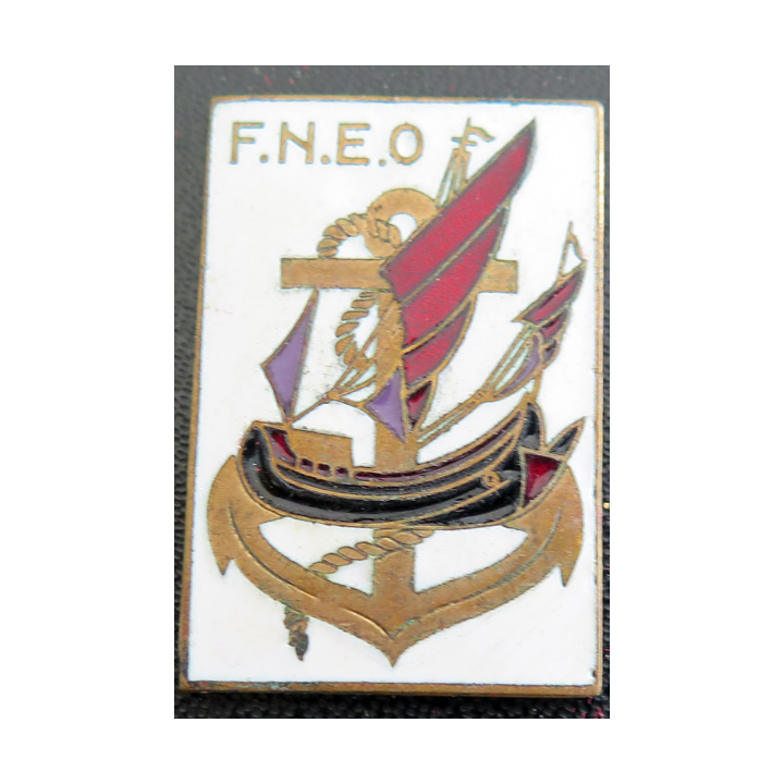 FNEO : insigne des Forces navales d'Extrême-Orient (ABP) en émail