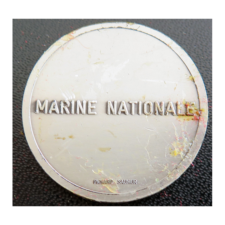 SAVM : médaille argentée du service audiovisuel de la Marine Pichard 3,5 cm