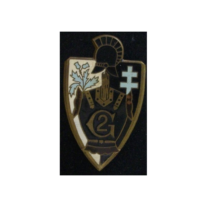 2° régiment du génie de fabrication Arémail en émail
