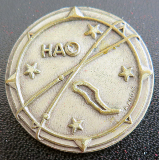 HAO : rondache argentée de la base aérienne 185 HAO