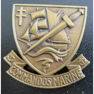 CDO MARINE : insigne de béret de commando marine 49 mm Balme