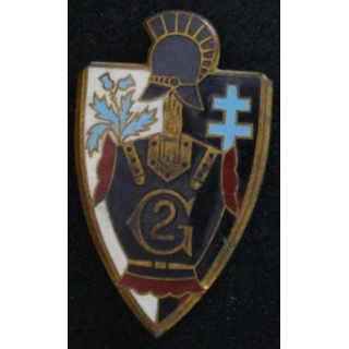 2° régiment du génie de fabrication Arémail en émail
