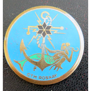 CTM ROSNAY : insigne du centre des transmissions Marine de Rosnay Arthus Bertrand Paris
