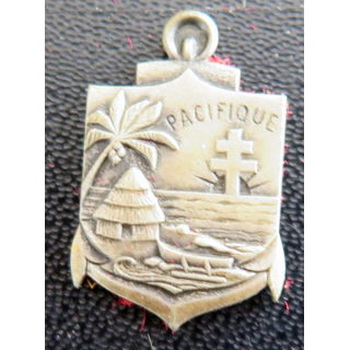 RIMAP : insigne miniature du Régiment d'Infanterie de Marine du pacifique