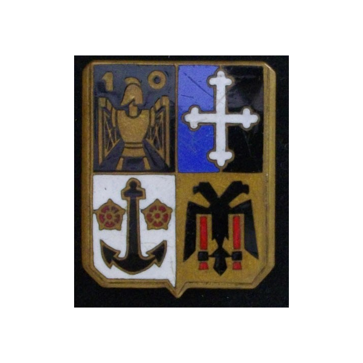10° RG : 10° RÉGIMENT DU GÉNIE (DRAGO OM) ÉMAIL