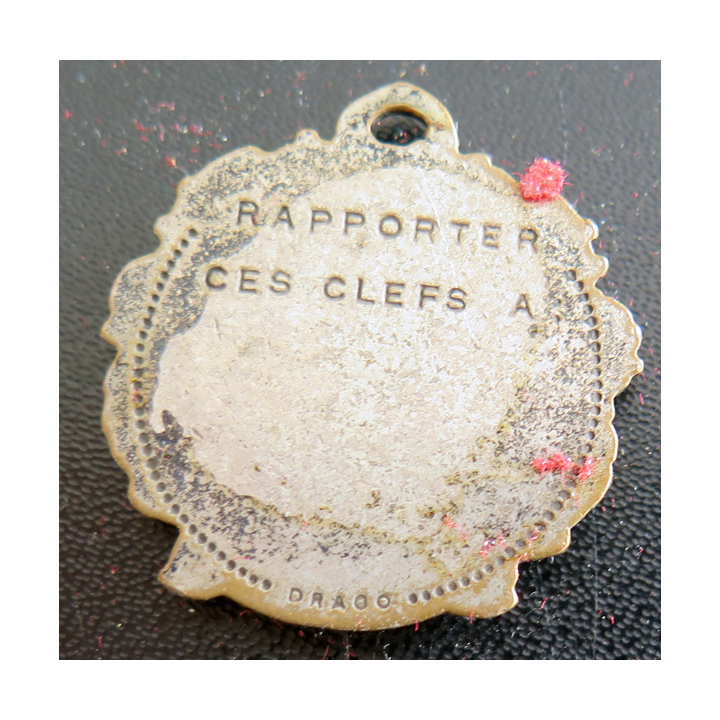 MARINE REAM : Porte clefs de la marine REAM éléphant blanc en émail