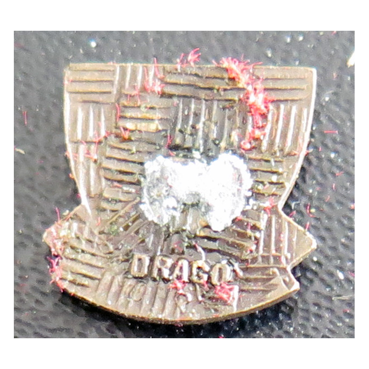 CDO MARINE : pin's de l'insigne de béret de commando marine 7 mm Drago