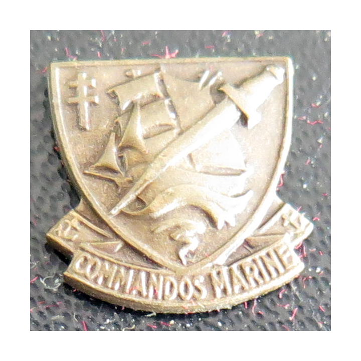 CDO MARINE : pin's de l'insigne de béret de commando marine 7 mm Drago
