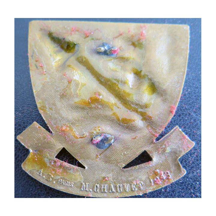 CDO MARINE : insigne de béret de commando marine 50 mm AB Chauvet