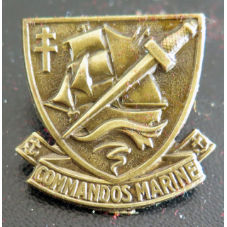 CDO MARINE : insigne de béret de commando marine 26 mm Drago Paris attache pin's