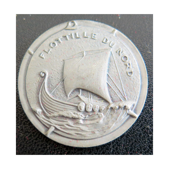FLOTTILLE DU NORD : Rondache argentée de la Flottille du Nord FIA