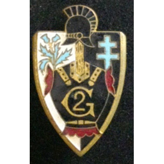 2°RG : 2°RÉGIMENT DU GÉNIE (DRAGO 330) ÉMAIL