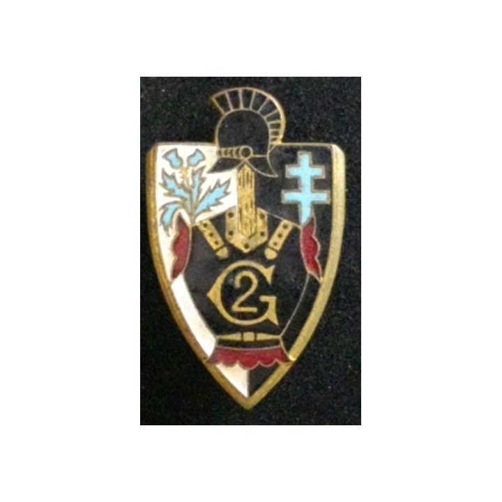 2°RG : 2°RÉGIMENT DU GÉNIE (DRAGO 330) ÉMAIL