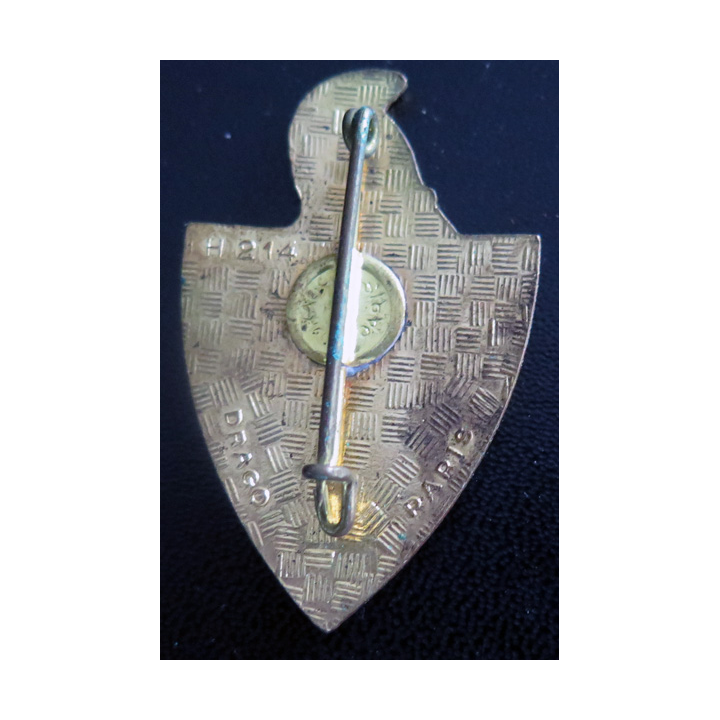 7° RG : insigne du 7° régiment du génie de Drago H. 214 en émail