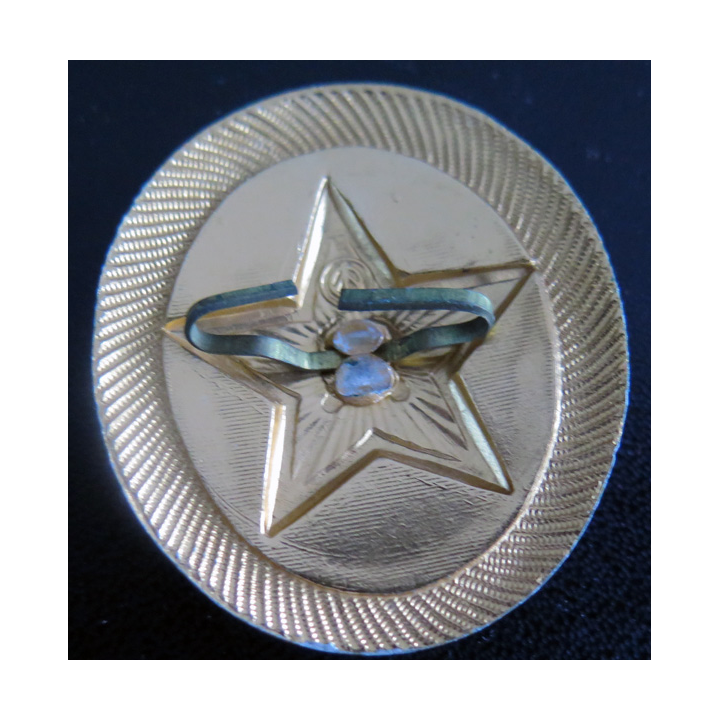 RUSSIE : insigne métallique de béret du corps des marines russes