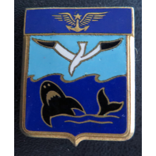 23 F : insigne de la Flottille aéronavale 23 F Drago Paris en émail