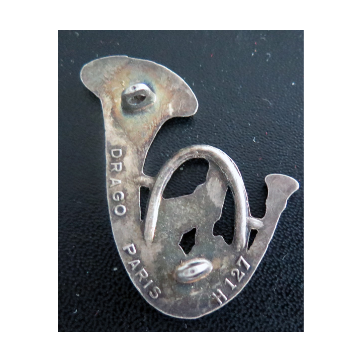 30° BCP : 30° bataillon de chasseurs à pied Drago H. 127 devise et chiffre 30 en relief