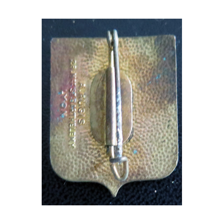 FCS : insigne de l'école des fourriers commis secrétaires de la Marine Augis en émail