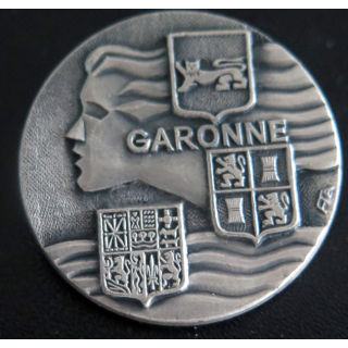 GARONNE : rondache argentée du Pétrolier Garonne FIA