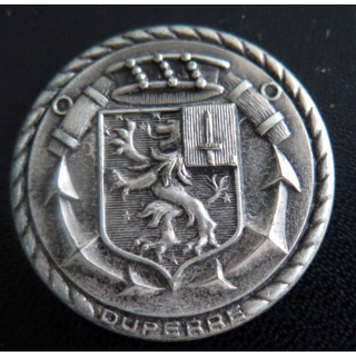 DUPERRÉ : rondache argentée de l'Escorteur d'Escadre Duperré Arthus Bertrand Paris