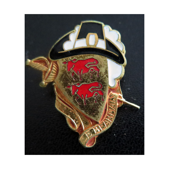 Escorteur rapide Le Béarnais de fabrication Augis Lyon en émail