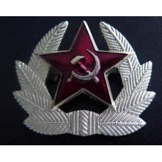 URSS : insigne métallique de casquette de l'armée soviétique