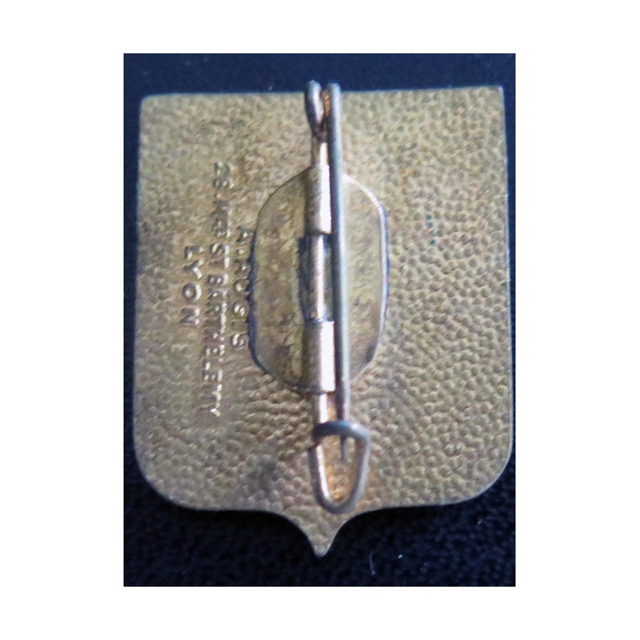 GUSTAVE ZEDE :  insigne du ravitailleur Gustave Zédé Augis en émail