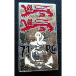 71° RG : insigne du 71° régiment du génie