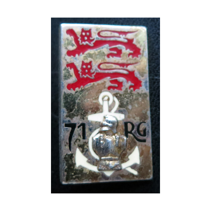 71° RG : insigne du 71° régiment du génie