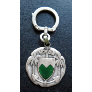 MORVAN : Porte clefs du Morvan Augis en émail