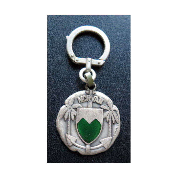 MORVAN : Porte clefs du Morvan Augis en émail