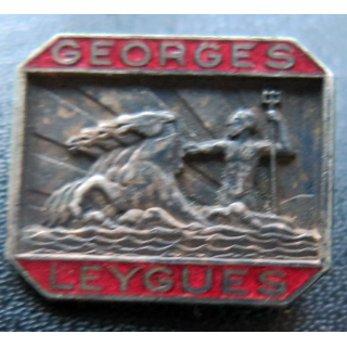 GEORGES LEYGUES : Croiseur Georges Leygues fabrication Courtois en émail