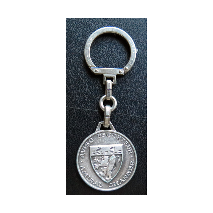 A.E AMIRAL CHARNER : Porte clefs Aviso Escorteur Amiral Charner 8,4 cm de hauteur