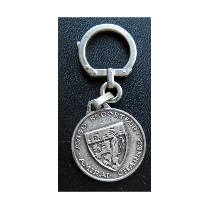 A.E AMIRAL CHARNER : Porte clefs Aviso Escorteur Amiral Charner 7,2 cm de hauteur