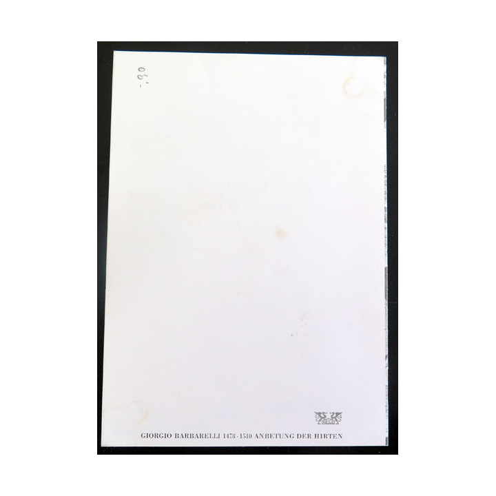 IMAGE PIEUSE : carte de la Crèche de Giorgio Barbarelli