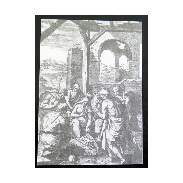 IMAGE PIEUSE : carte de la Crèche de Giorgio Barbarelli