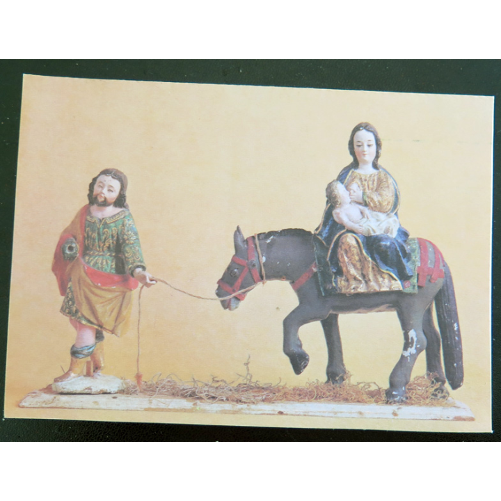 copie de IMAGE PIEUSE : carte de la fuite en Egypte sculpture de l'art folklorique équatorien du XVIII° siècle