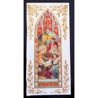 IMAGE PIEUSE : carte de la présentation du Petit jésus aux enfants