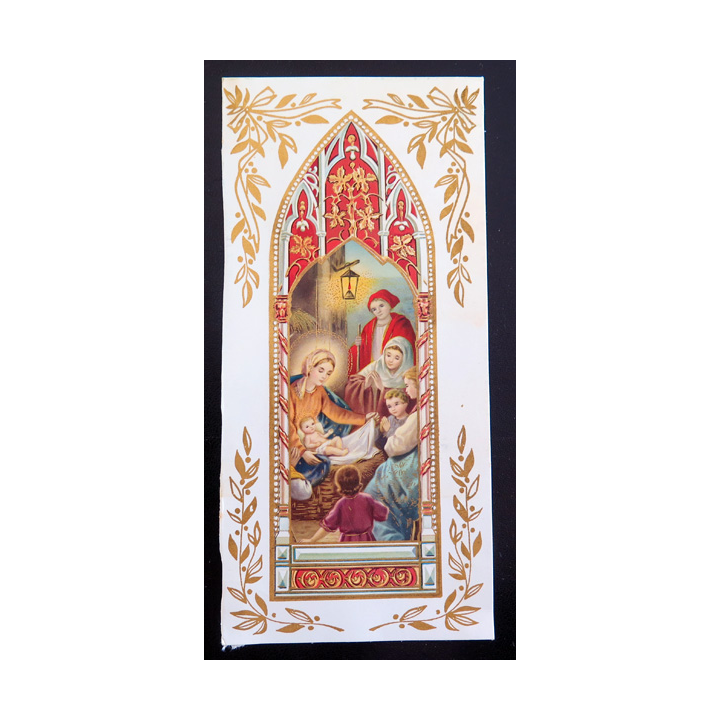 IMAGE PIEUSE : carte de la présentation du Petit jésus aux enfants