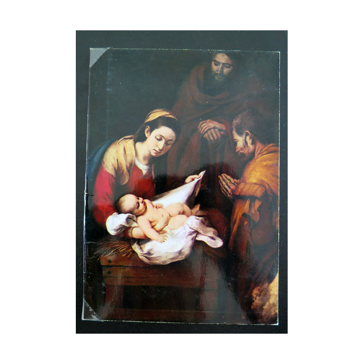 IMAGE PIEUSE : carte de Prière et Vie Toulouse  l'adoration des Mages de Murillo