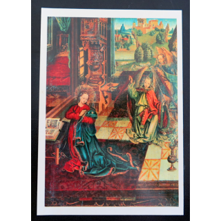 IMAGE PIEUSE : carte postale offerte par la loterie nationale