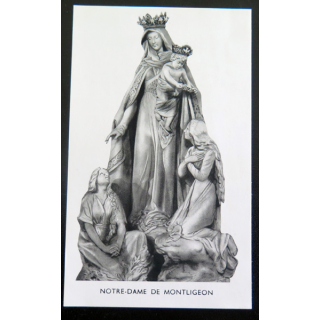 IMAGE PIEUSE : carte Prière à Notre Dame de Montligeon