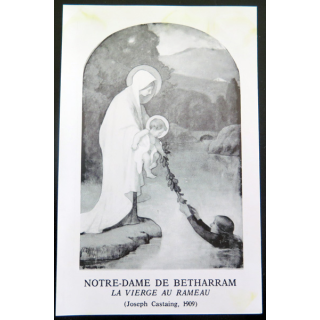 IMAGE PIEUSE : carte Prière Notre Dame de Betharram