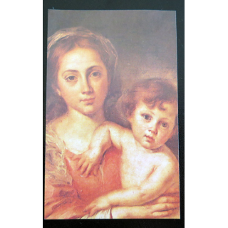 IMAGE PIEUSE : carte Grande neuvaine de l'Immaculée conception Prière 1979