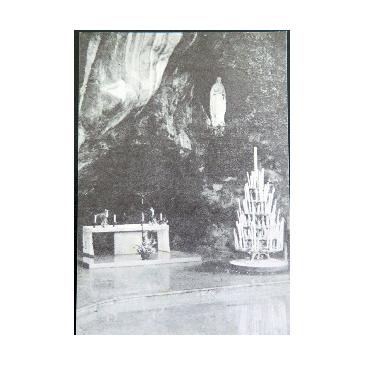 IMAGE PIEUSE : carte offrande de messe à Notre Dame de Lourdes