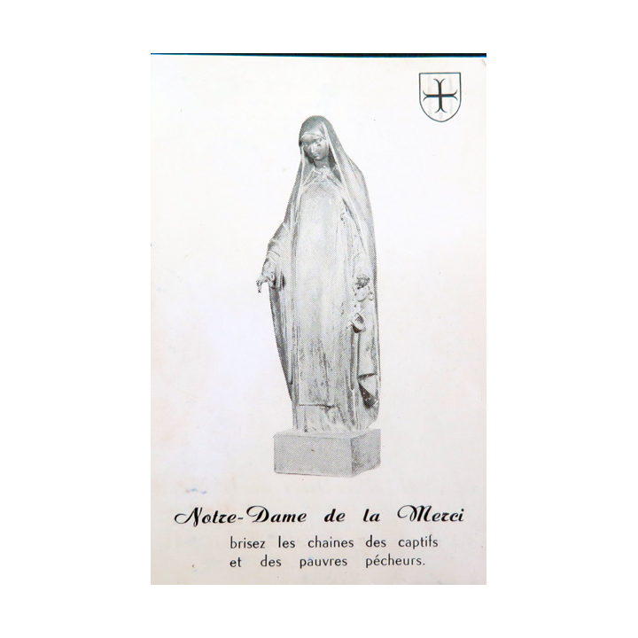 IMAGE PIEUSE : carte Notre Dame de la Merci